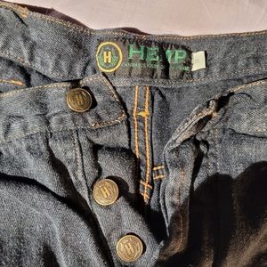 Hemp Brand Loose Fit Jeans 33x34